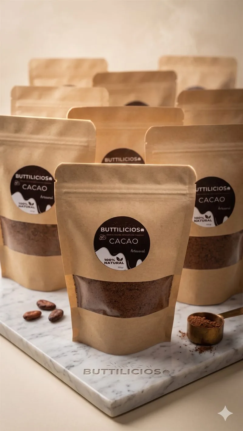 Cacao en Polvo artesanal Buttilicioso 100% natural